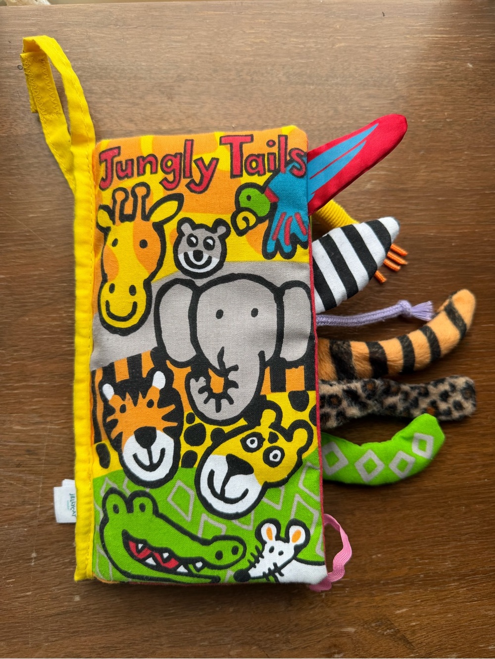 Jellycat jungly tails baby book